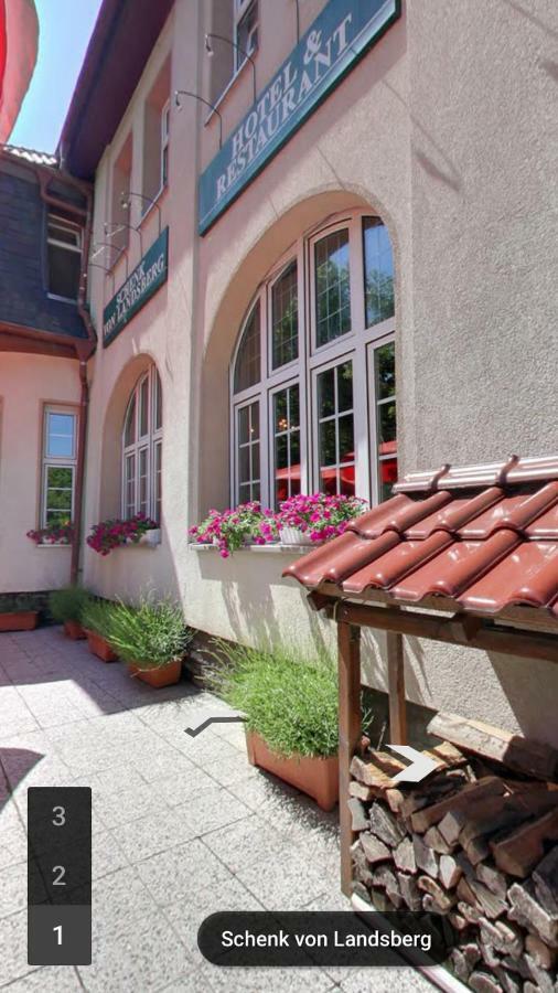 Hotel & Restaurant Schenk Von Landsberg トイピッツ エクステリア 写真